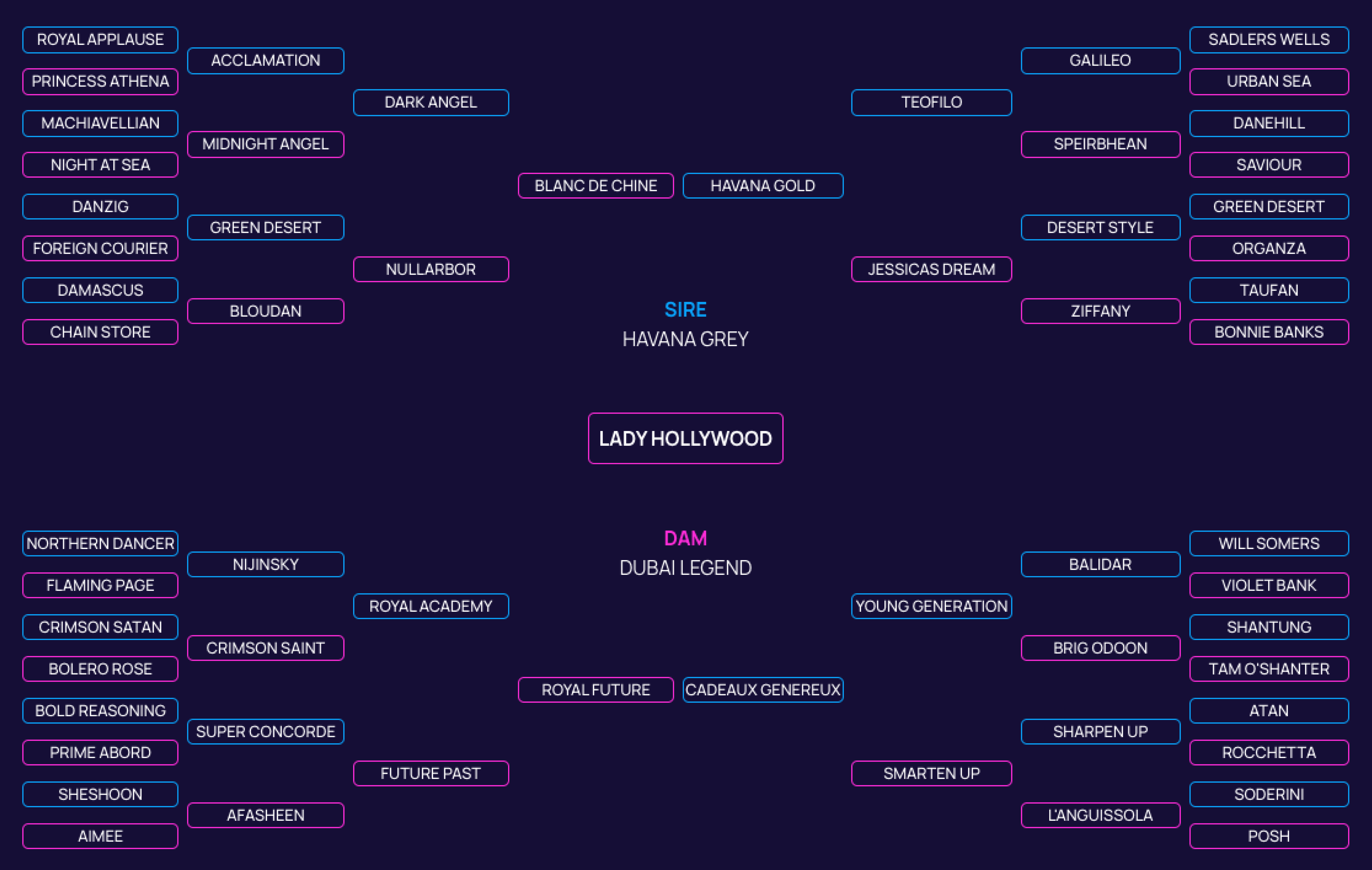 Omnihorse Pedigree Old Chart